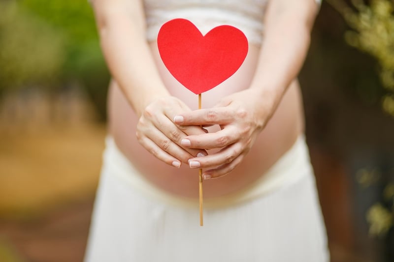 Pregnant woman exercising